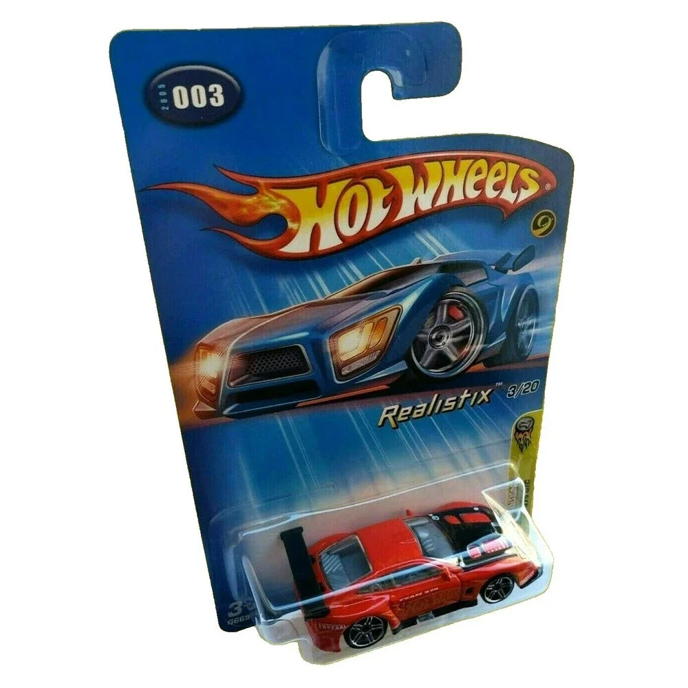 Hot Wheels FERRARI 575 GTC RED 003 2005 FIRST EDITIONS REALISTIX 3/20 1:64 G6690